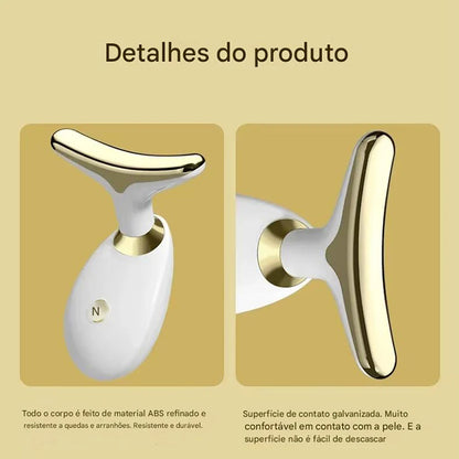Massageador Facial Profissional Ultrassônico Antirrugas