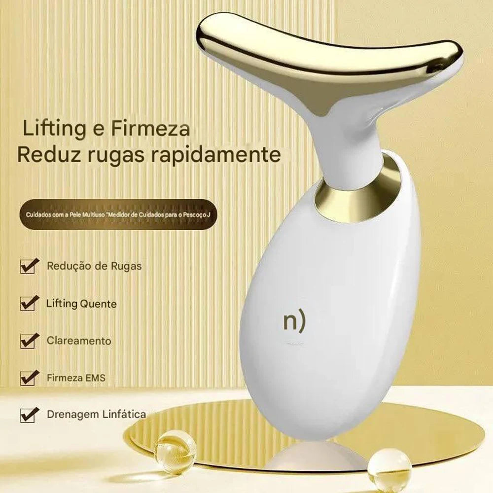 Massageador Facial Profissional Ultrassônico Antirrugas